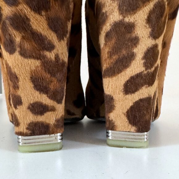 Alexander Wang SS10 Runway Alla Leopard Pony Mule 38 EU - Picture 11 of 15